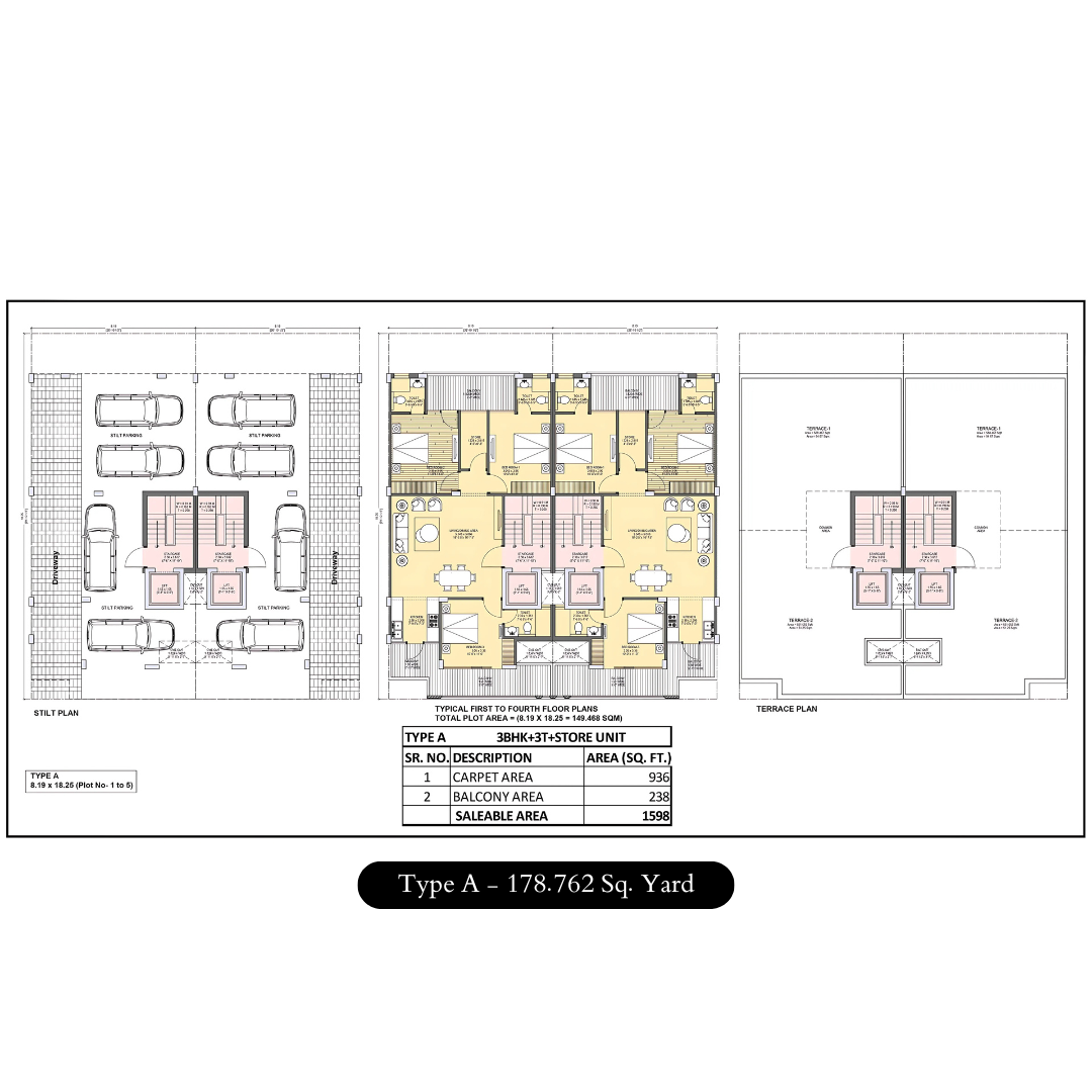 3 BHK plan