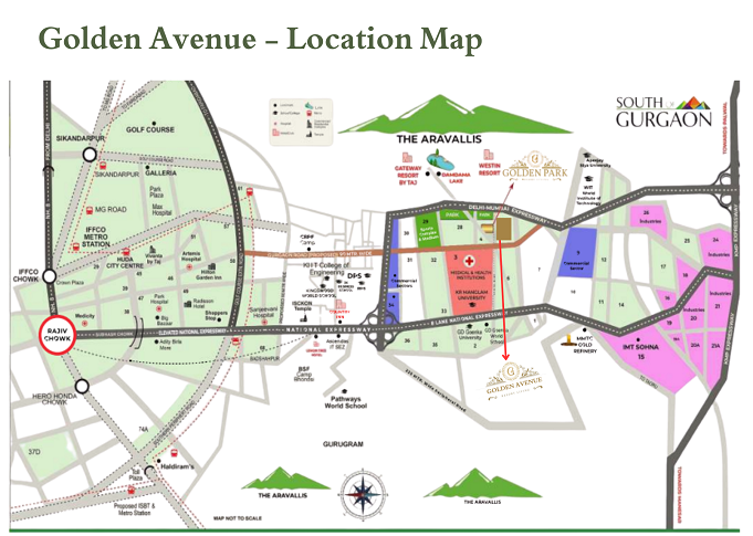 Garden Avenue location map